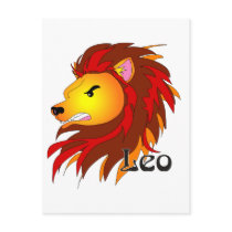 Whimsical Leo Postcards by Azodnem Whimsical Leo Postcards