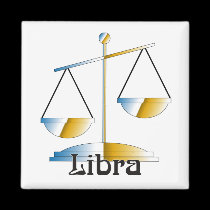 Whimsical Libra Magnets magnets