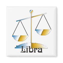 Whimsical Libra Magnets