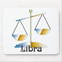 Whimsical Libra Mousepad mousepads
