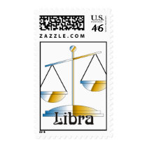 Whimsical Libra Postage Stamp