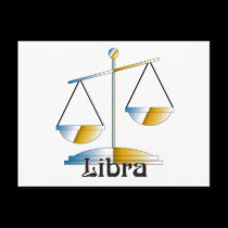 Whimsical Libra Postcards postcards