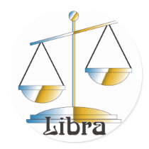 Whimsical Libra Stickers