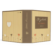 Whimsical Love Birds Baby Photo Binder