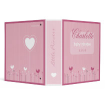 Whimsical Love Birds Binder