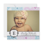 Whimsical &amp; Modern Birthday Party Invitation