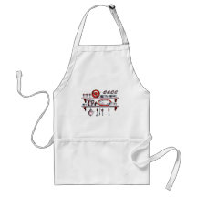 Whimsical Old Fashioned Kitchen Art Aprons