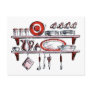 Whimsical Old Fashioned Kitchen Art Postcard