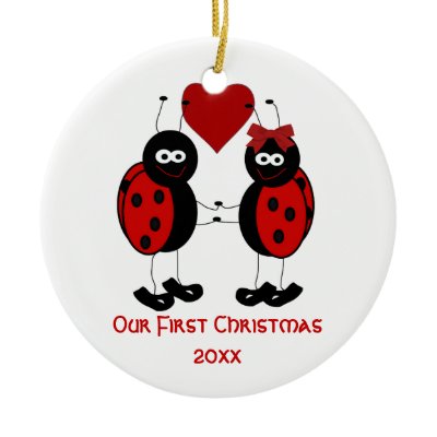 Whimsical Our First Christmas Ornament