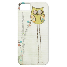 whimsical owl iphone 5 case