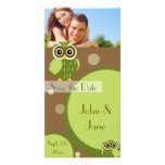 Whimsical Owl  /photo  "Save the Date" Photo Card Template