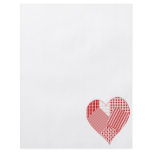 Whimsical patchwork heart flyers