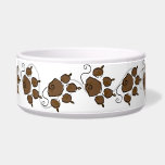 Whimsical Paw Print pet bowls
