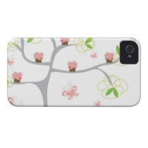 Whimsical Pink Cupcakes Tree iPhone 4 CaseMate