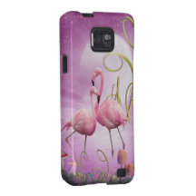 Whimsical Pink Flamingos Samsung Galaxy Case Galaxy S2 Covers
