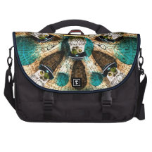 Whimsical Pirate Owl Laptop Bag