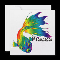 Whimsical Pisces Invitations invitations