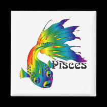 Whimsical Pisces Magnets
