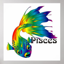 Whimsical Pisces Print