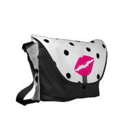 Whimsical Polka Dot Messenger Bag rickshawmessengerbag