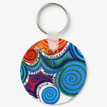 Whimsical, Positive, Uplifting-Art Keychain/Charm