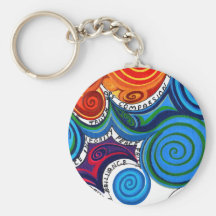 Whimsical, Positive, Uplifting-Art Keychain/Charm