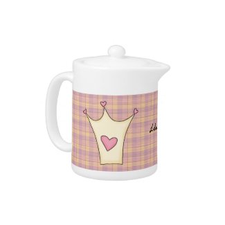Whimsical Queen Crown Tea Pot
