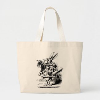 Whimsical Rabbit Tote Bag by Brad Hines