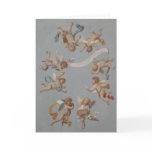 Whimsical Renaissance Cherub Angels Greeting Card