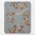 Whimsical Renaissance Cherub Angels mousepads
