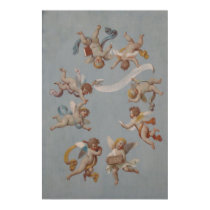 Whimsical Renaissance Cherub Angels posters