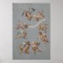 Whimsical Renaissance Cherub Angels Print