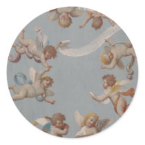 Whimsical Renaissance Cherub Angels stickers