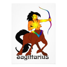 Whimsical Sagittarius Invitations
