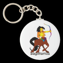 Whimsical Sagittarius Keychain keychains