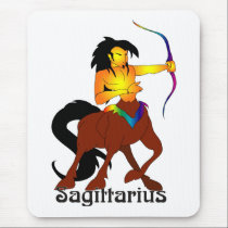 Whimsical Sagittarius Mousepad mousepads