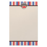 Whimsical Sailor Sock Monkey Stationary Stationery