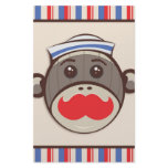 Whimsical Sailor Sock Monkey Stationary Custom Stationery
