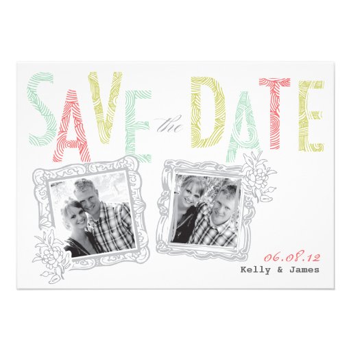 Whimsical Save the Date Invites