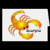 Whimsical Scorpio Cards cards