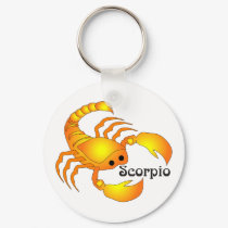 Whimsical Scorpio Keychain