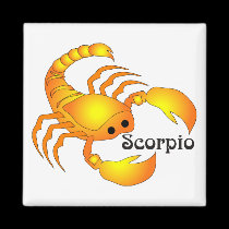 Whimsical Scorpio Magnets magnets
