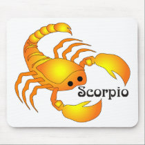 Whimsical Scorpio Mousepad mousepads