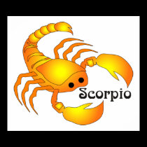 Whimsical Scorpio Print posters