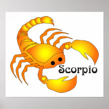 Whimsical Scorpio Print