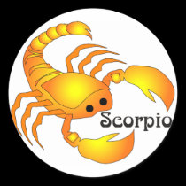 Whimsical Scorpio Stickers stickers