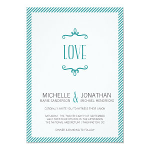 Whimsical Simple Wedding Cards