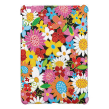 Whimsical Spring Flowers Garden iPad Mini Case