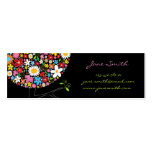 Whimsical Spring Flowers Pop Tree Colorful Nature business cards