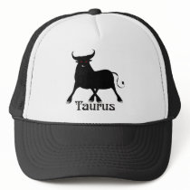 Whimsical Taurus Caps Trucker Hats